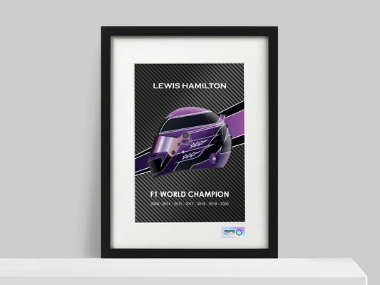 Quadro Carbonio - Lewis Hamilton